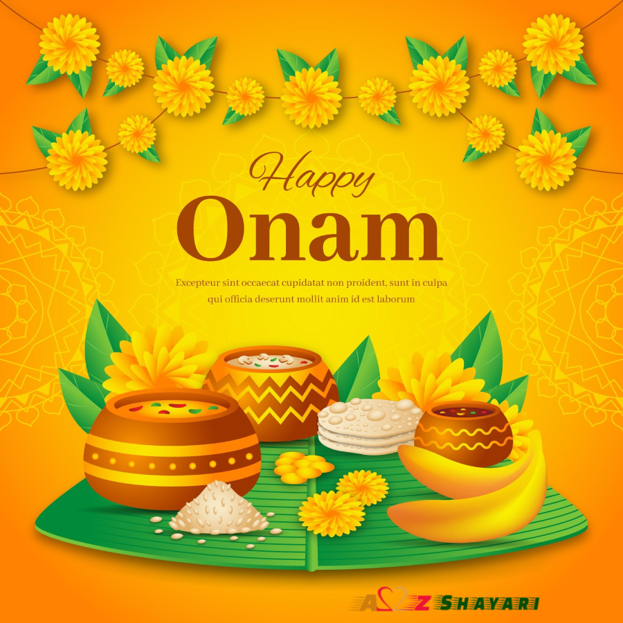 Happy Onam Wishes - A2Zshayari