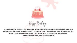 birthday shayari for best friend in english with emojis