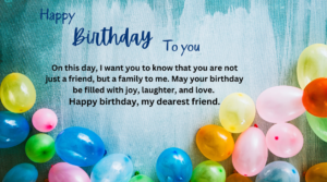 birthday wishes for best friend in simple english