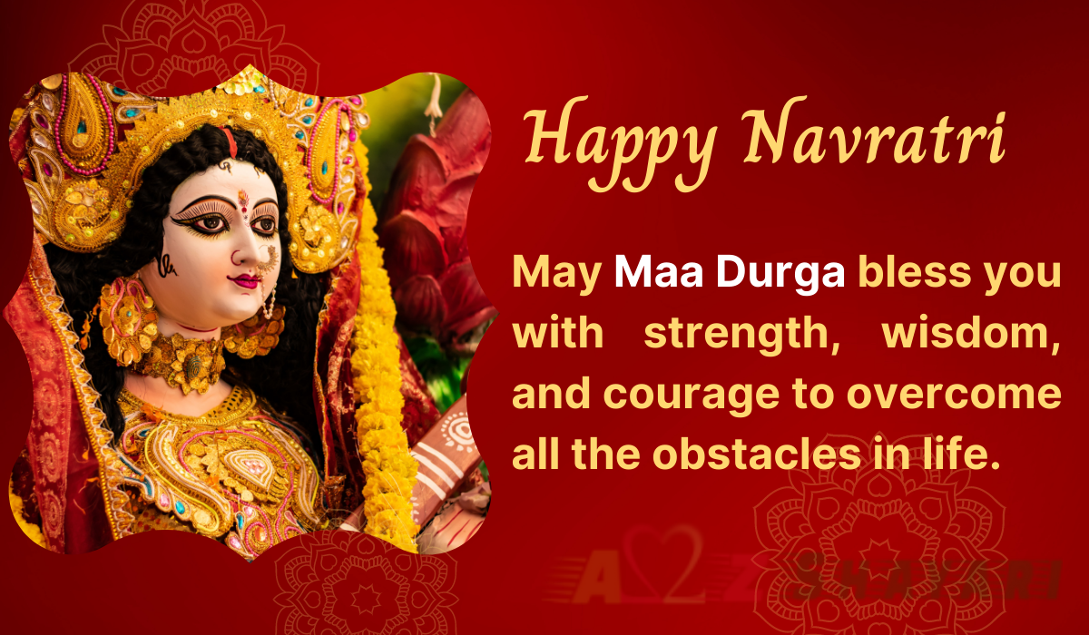 Happy Navratri Wishes in English - A2Zshayari